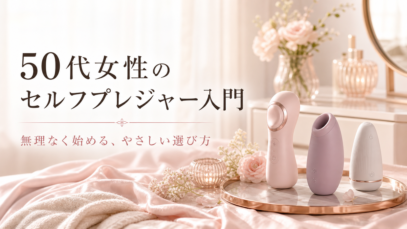 50代女性のセルフプレジャー入門｜無理なく始めるやさしい選び方