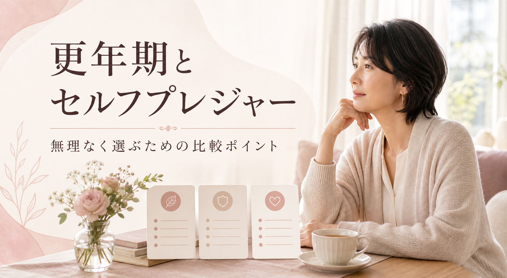 更年期とセルフプレジャー｜無理なく選ぶための比較ポイント